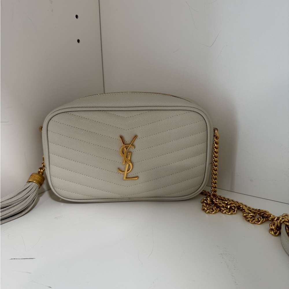 Lou YSL Camera Bag in Smooth Quilted Leather